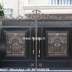 Steel Gate Design Double Door, Iron Gate Designs For Indian Homes Swing Gates And Sliding Gates