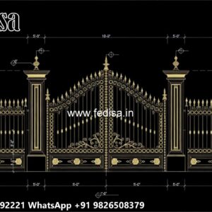 Steel Gate Design Double Door, Home Gate Design 2026 Swing Gates And Sliding Gates