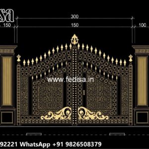 Contemporary Gate Design, Parking Gate Design Swing Gates And Sliding Gates