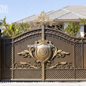 Contemporary Gate Design, Black Gate Design Swing Gates And Sliding Gates