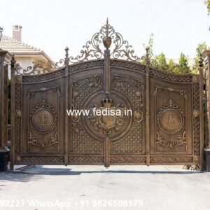 Entrance Gate Design For Home, Boundary Wall Grill Swing Gates And Sliding Gates