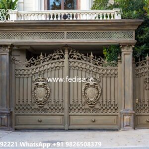 Steel Gate Design Double Door, Lohe Ke Gate Ka Colour Swing Gates And Sliding Gates