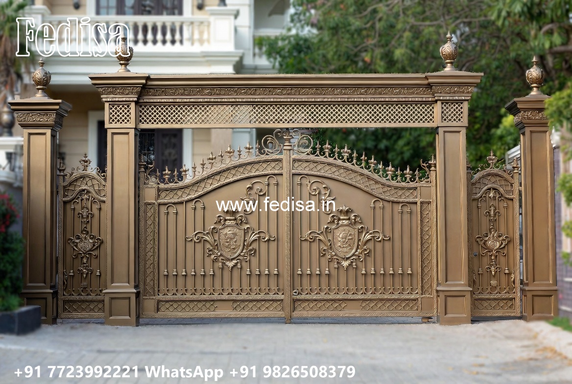 Entrance Gate Design For Home, Metal Gate Designs For Homes Swing Gates And Sliding Gates
