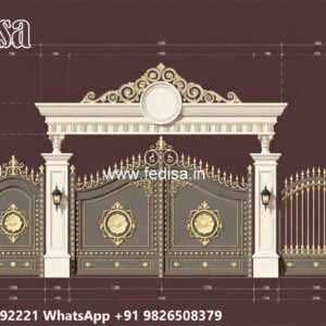 Steel Gate Design Double Door, Gate And Grill Design Swing Gates And Sliding Gates