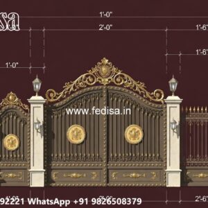 Farm House Gate Design, Bungalow Main Gate Design Swing Gates And Sliding Gates