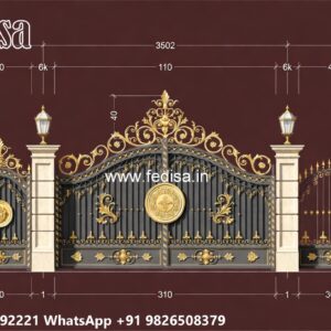 Gate Design In Iron, New Main Gate Design 2026 Swing Gates And Sliding Gates