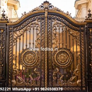 Steel Gate Design Double Door, Rolling Gate Design For Home Swing Gates And Sliding Gates