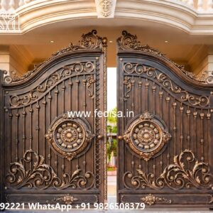 Farm House Gate Design, Modern Iron Fence Swing Gates And Sliding Gates