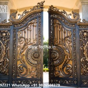 Gate Design In Iron, 8 Feet Main Gate Design Swing Gates And Sliding Gates