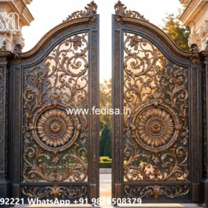 Contemporary Gate Design, Boundary Wall Sliding Gate Design Swing Gates And Sliding Gates