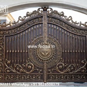 Steel Gate Design Double Door, Single Palla Gate Design Swing Gates And Sliding Gates
