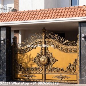House Boundary Wall Main Gate Design, Steel Plate Gate Design Swing Gates And Sliding Gates