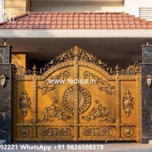 Lohe Ke Gate Ka Design, Modern Entrance Gate Design Swing Gates And Sliding Gates