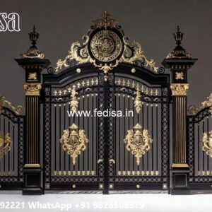 House Boundary Wall Main Gate Design, Modern Wrought Iron Gates Swing Gates And Sliding Gates