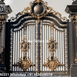 Contemporary Gate Design, Steel Gate Design Double Door Price Swing Gates And Sliding Gates