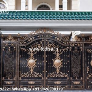 House Boundary Wall Main Gate Design, Modern Aluminum Gate Designs Swing Gates And Sliding Gates