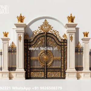 Steel Gate Design Double Door, New Design Gate For House Swing Gates And Sliding Gates