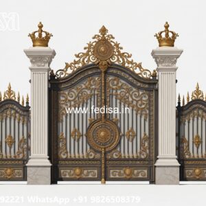 Contemporary Gate Design, Grill Compound Wall Swing Gates And Sliding Gates