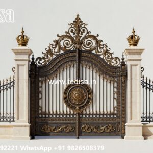 Lohe Ke Gate Ka Design, 7 Feet Main Gate Design Swing Gates And Sliding Gates