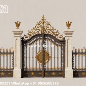 House Boundary Wall Main Gate Design, 9 Feet Gate Design Swing Gates And Sliding Gates