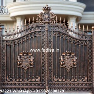 Steel Gate Design Double Door, Compound Grill Gate Design Swing Gates And Sliding Gates