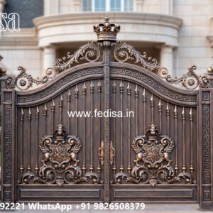 Farm House Gate Design, House With Gate Design Swing Gates And Sliding Gates
