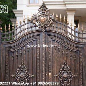 Contemporary Gate Design, Front Door Security Gate Designs Swing Gates And Sliding Gates