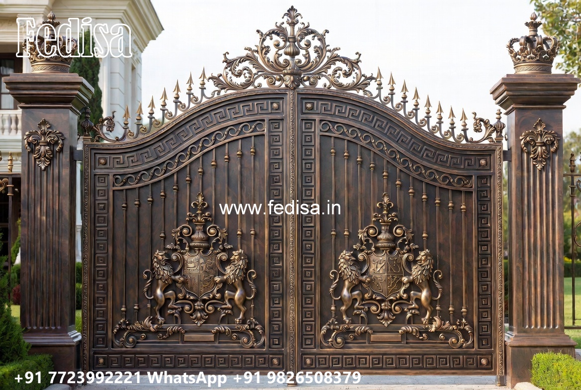 Gate Design In Iron, Lohe Wale Gate Swing Gates And Sliding Gates