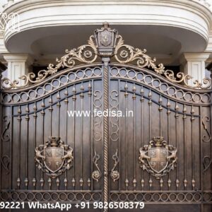 Steel Gate Design Double Door, Main Gate Boundary Design Swing Gates And Sliding Gates