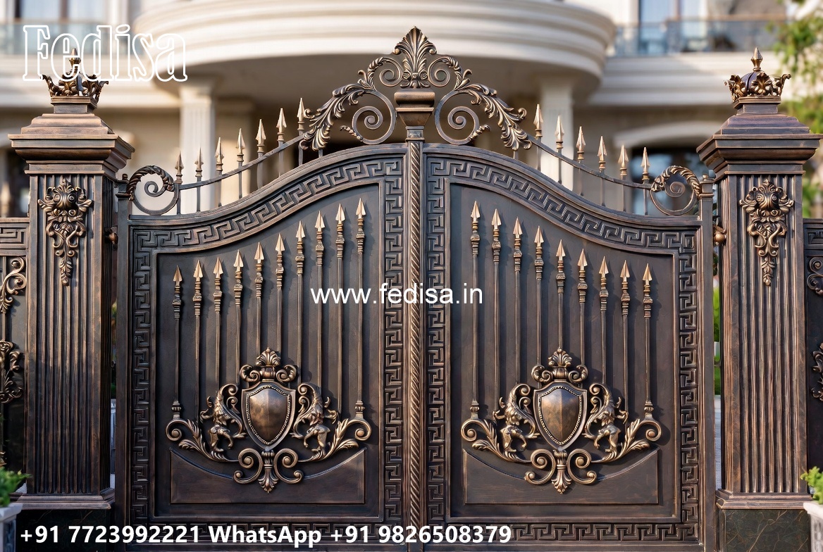 Steel Gate Design Double Door, Gate Panel Design Swing Gates And Sliding Gates