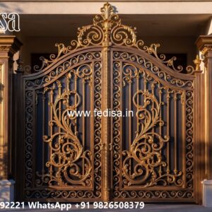 Steel Gate Design Double Door, Gate Ka Catalogue Swing Gates And Sliding Gates