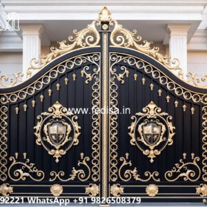 Gate Design In Iron, Single Door Steel Gate Swing Gates And Sliding Gates