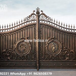 Contemporary Gate Design, Simple Iron Main Gate Design Swing Gates And Sliding Gates