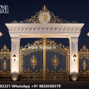 House Boundary Wall Main Gate Design, Main Gate Folding Design Swing Gates And Sliding Gates