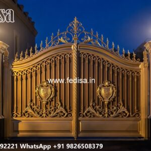 Contemporary Gate Design, Simple Iron Gate Design For House Swing Gates And Sliding Gates