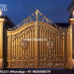 House Boundary Wall Main Gate Design, Main Gate Design Laser Cutting Swing Gates And Sliding Gates