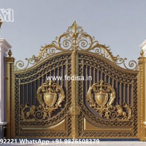 Steel Gate Design Double Door, Iron Gate Design 4 Feet Swing Gates And Sliding Gates