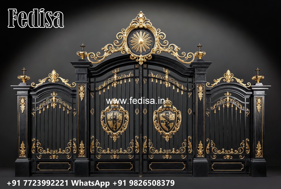 Contemporary Gate Design, Main Boundary Gate Design Swing Gates And Sliding Gates