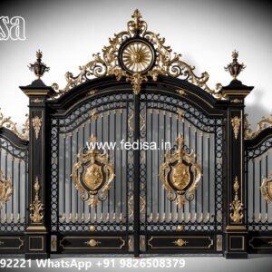 House Boundary Wall Main Gate Design, Grill Wala Gate Swing Gates And Sliding Gates