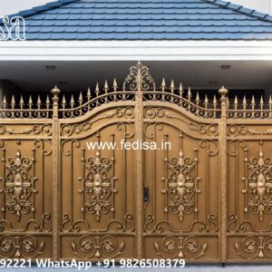 Front Door Grill Gate, House Main Gate Design Swing Gates And Sliding Gates