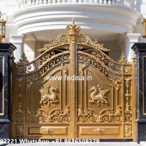 Front Main Gate Design, Wrought Iron Gate Designs Swing Gates And Sliding Gates