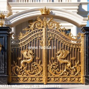 Front Door Grill Gate, Lohe Ke Pipe Ke Gate Swing Gates And Sliding Gates