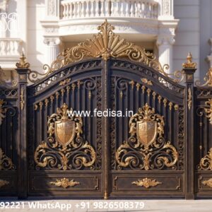 Front Main Gate Design, Main Gate Wall Design For Home Swing Gates And Sliding Gates