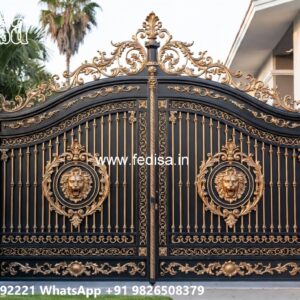 Gate Wall Design For House, Modern Iron Gate Swing Gates And Sliding Gates