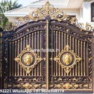 Fence Door Design, Safety Grill Design For Compound Wall Swing Gates And Sliding Gates