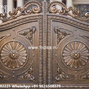 Modern House Gate Design, Long Gate Design Swing Gates And Sliding Gates