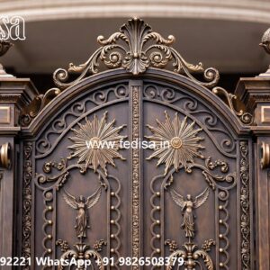 Front Main Gate Design, Lightweight Main Gate Design Swing Gates And Sliding Gates
