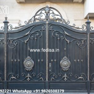 Fence Door Design, Gate Pillar Top Design Swing Gates And Sliding Gates