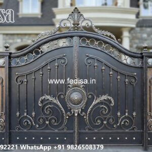 Front Main Gate Design, Gate Boundary Design Swing Gates And Sliding Gates