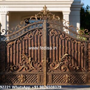 Door Gate Design For Home, Four Fold Main Gate Design Swing Gates And Sliding Gates